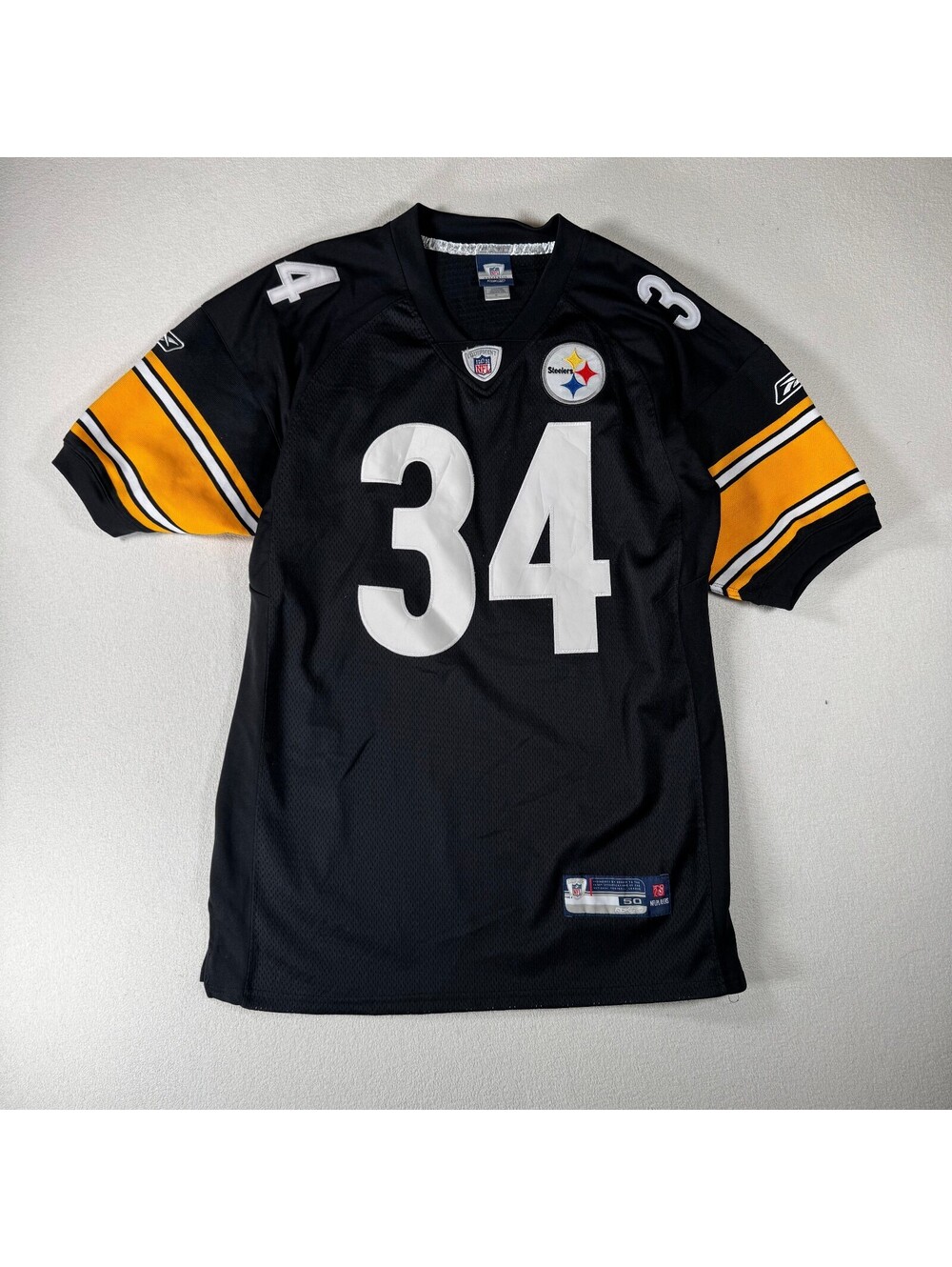 Vintage Reebok NFL Authentic Pittsburgh Steelers Jersey #34 Mendenhall Size 50